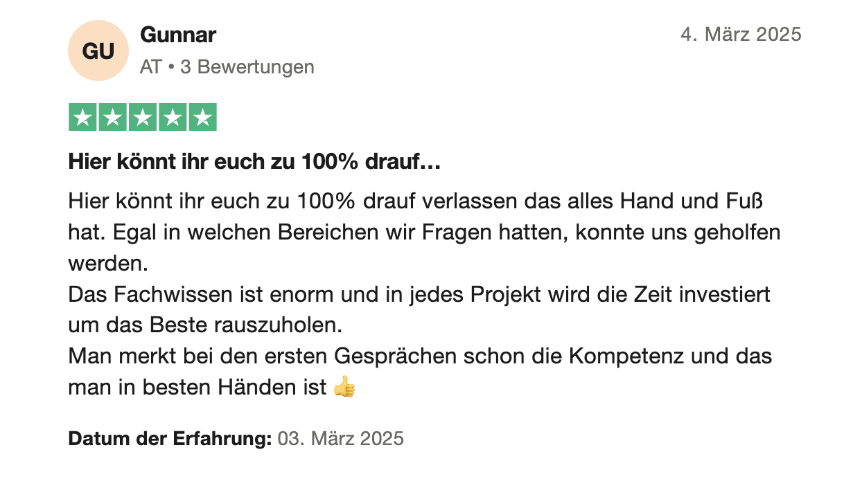 feedback gunnar