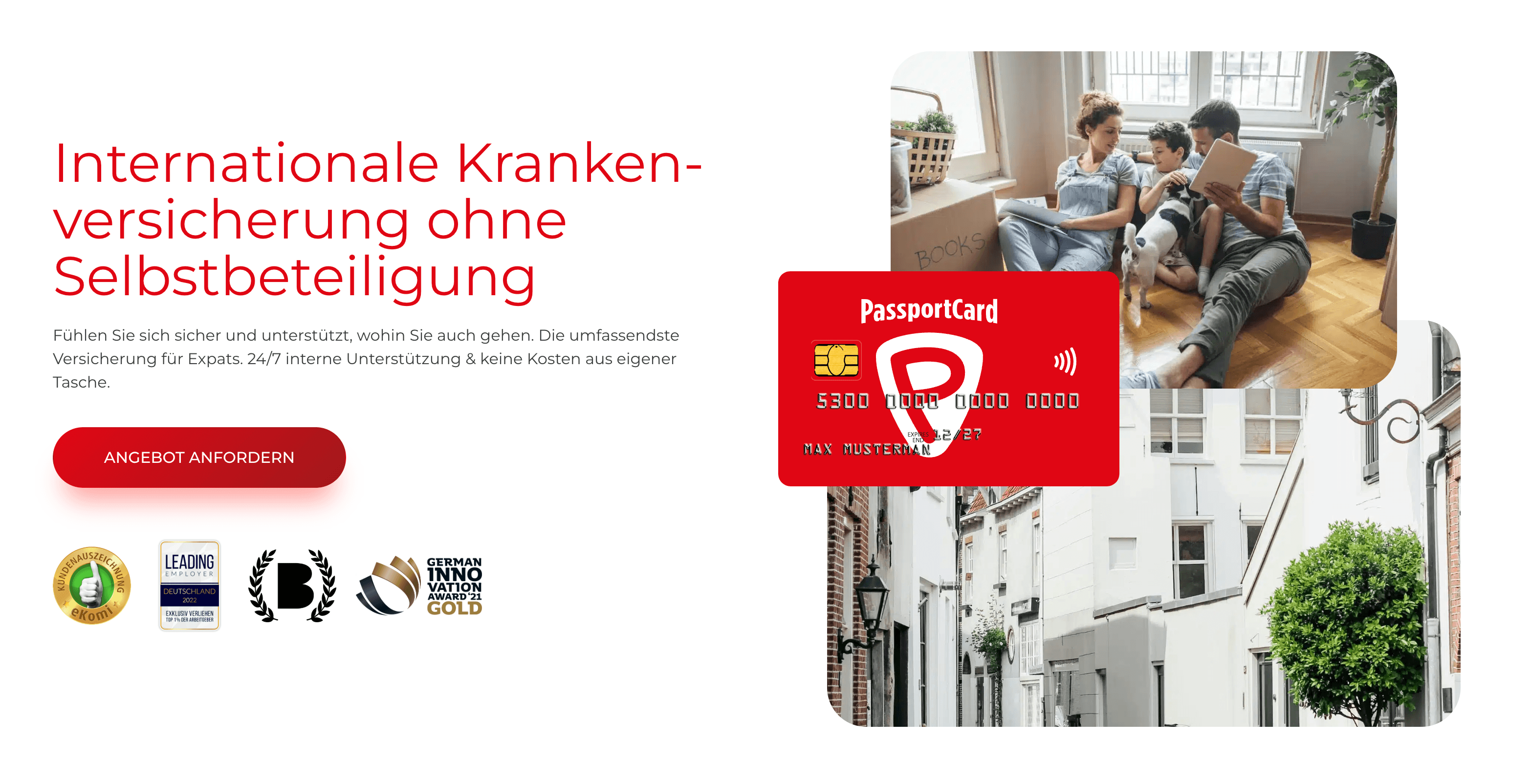 passport card versicherung