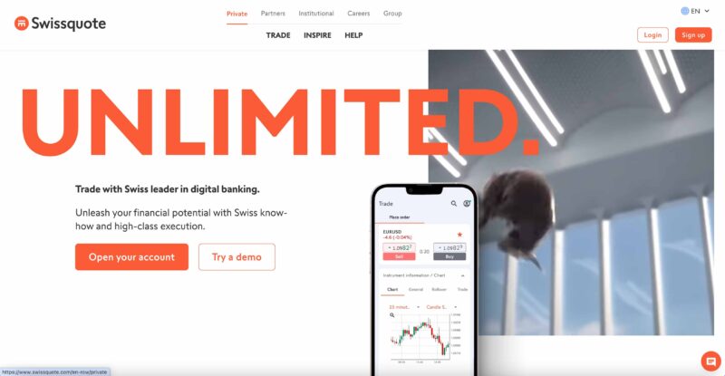 swissquote website